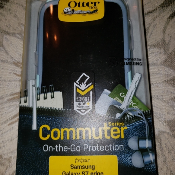 Otterbox Commuter Series Case for Samsung Galaxy S7 Edge - Bahama Blue - Picture 1 of 9